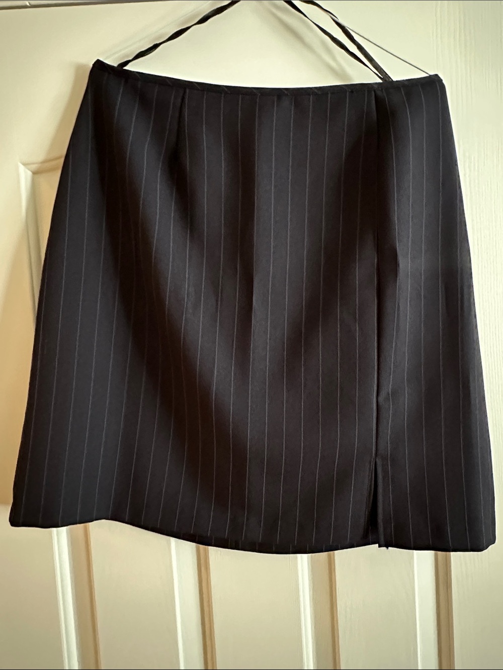 Classic Black Pinstripe Women's Skirt